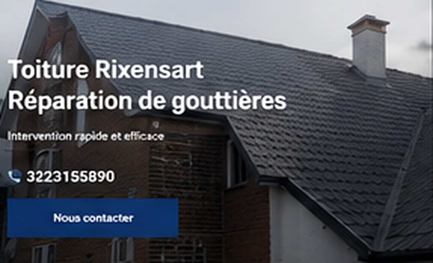 Illustration travaux de toiture à Rixensart